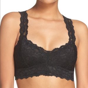 NEW Free People Intimately FP Lace Bralette Blk L